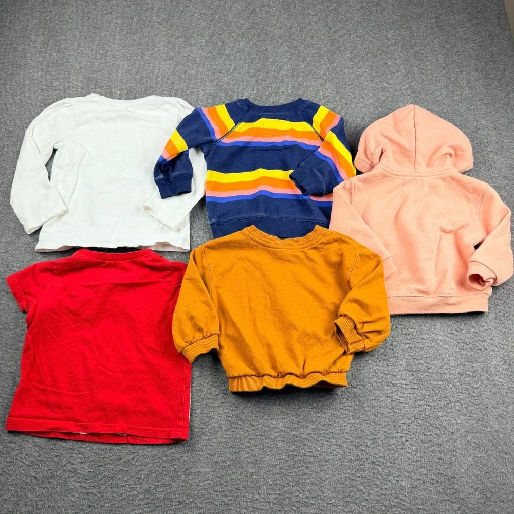 Toddler Girls 5pc Bundle Gymboree Old Navy Cat & Jack 12M 18M 24M 2T Tops Hoodie